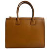 Modarno Borsa Shopper con tracolla in vera pelle e rafia Made in Italy 27x12x22 cm