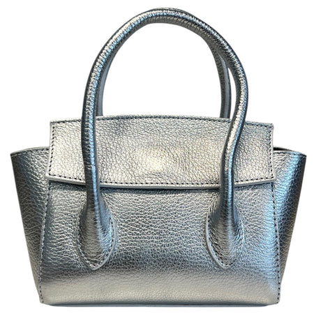 Modarno Borsetta a mano/tracolla Lily in vera pelle 19x10x13 cm