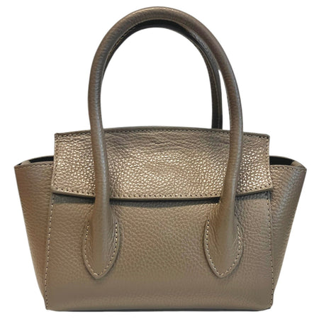 Modarno Borsetta a mano/tracolla Lily in vera pelle 19x10x13 cm