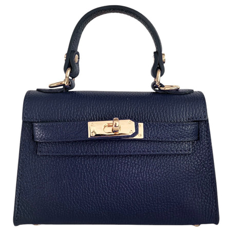 Modarno Borsetta donna "Kelly" in vera pelle Dollaro  21x8x14 cm