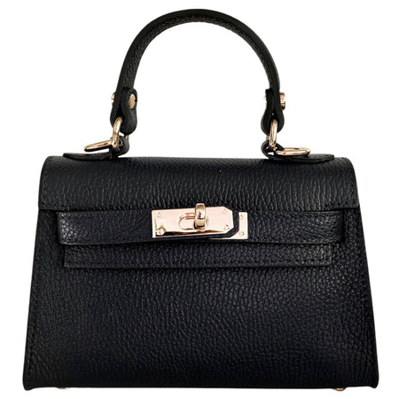 Modarno Borsetta donna "Kelly" in vera pelle Dollaro  21x8x14 cm
