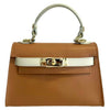 Modarno Borsetta donna Kelly in vera pelle Saffiano  21x8x14 cm