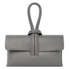 Modarno Borsetta Pochetta Gancio ad Anello in vera pelle 24x7x13 cm
