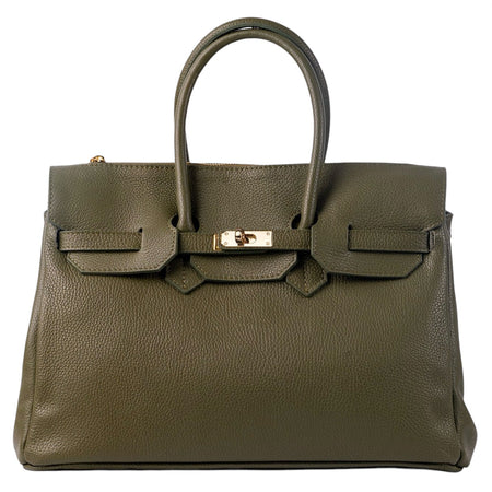 Modarno Borsa Birk a Mano in vera Pelle 40x17x28 cm