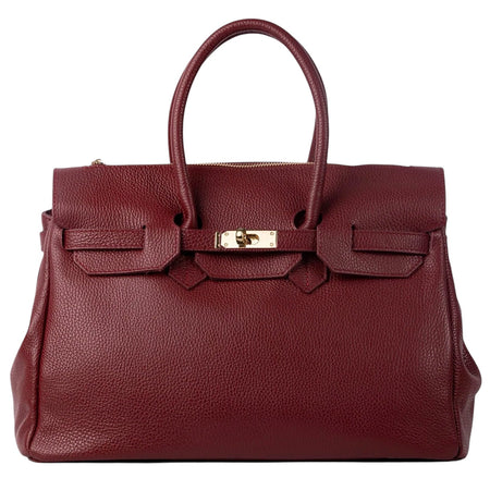 Modarno Borsa Birk a Mano in vera Pelle 40x17x28 cm