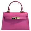 Modarno Borsetta donna Kelly in vera pelle Saffiano  21x8x14 cm