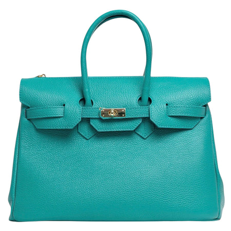 Modarno Borsa Birk a Mano in vera Pelle 40x17x28 cm
