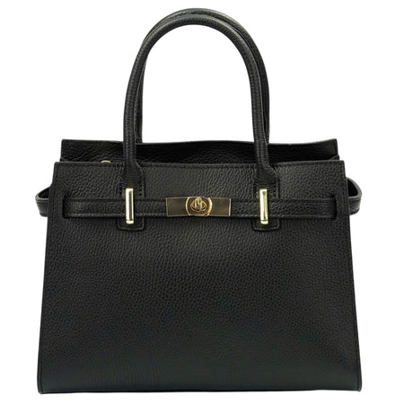 Modarno Borsa a mano e a tracolla "Gina"  in vera pelle 28x14x20cm