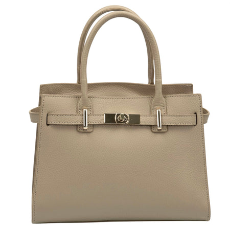 Modarno Borsa a mano e a tracolla "Gina"  in vera pelle 28x14x20cm