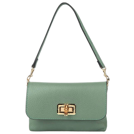 Modarno Borsetta pochetta donna ISA in vera pelle 19x4x12 cm