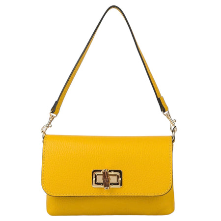 Modarno Borsetta pochetta donna ISA in vera pelle 19x4x12 cm