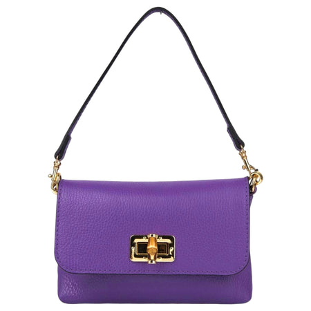 Modarno Borsetta pochetta donna ISA in vera pelle 19x4x12 cm