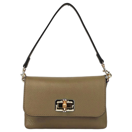 Modarno Borsetta pochetta donna ISA in vera pelle 19x4x12 cm