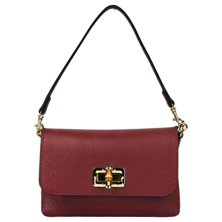 Modarno Borsetta pochetta donna ISA in vera pelle 19x4x12 cm