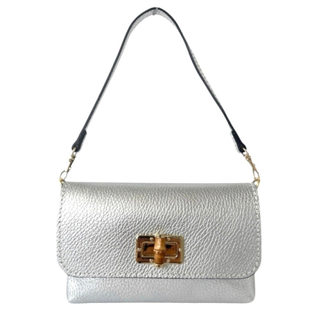 Modarno Borsetta pochetta donna ISA in vera pelle 19x4x12 cm