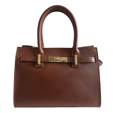 Modarno Borsa a mano e a tracolla "Gina"  in vera pelle 28x14x20cm