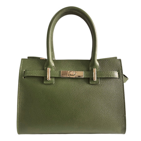 Modarno Borsa a mano e a tracolla "Gina"  in vera pelle 28x14x20cm