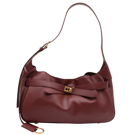 Modarno borsa a spalla in vera pelle con fibbia 32x11x21 cm