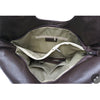 Modarno Borsa donna Shopper a spalla/tracolla in vera pelle camoscio 30x11x30 cm