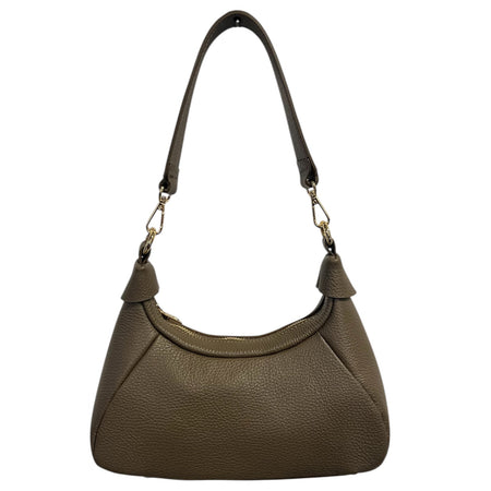 Modarno Borsetta a mano/tracolla BIBI in vera pelle 26x8x13cm