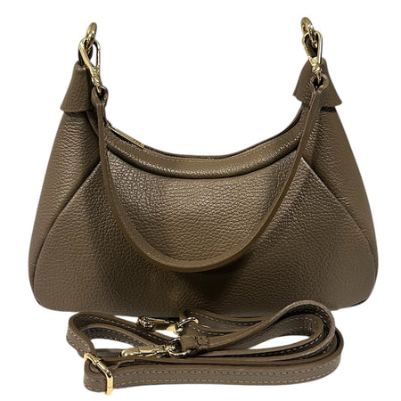 Modarno Borsetta a mano/tracolla BIBI in vera pelle 26x8x13cm