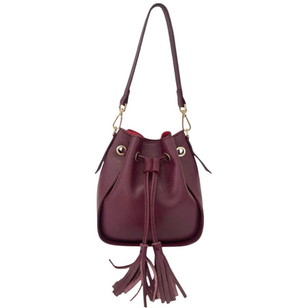Modarno Borsetta Secchiello vera pelle 21x11x23 cm