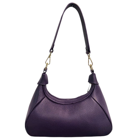 Modarno Borsetta a mano/tracolla BIBI in vera pelle 26x8x13cm