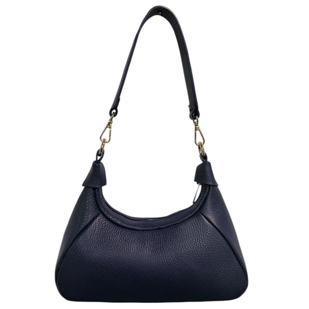 Modarno Borsetta a mano/tracolla BIBI in vera pelle 26x8x13cm