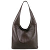 Modarno Borsa Hobo a spalla in Vera Pelle Dollaro Made In Italy 38x16x28 cm