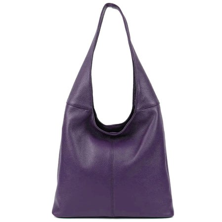 Modarno Borsa Hobo a spalla in Vera Pelle Dollaro Made In Italy 38x16x28 cm