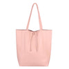 Modarno Shopper Bag a spalla in pelle con doppio manico, Shopper Large con tasca interna in pelle