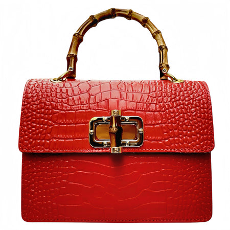 Modarno Borsa a mano fantasia Cocco 22x7x17 cm