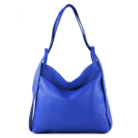 Modarno Shopper Zaino in Vera Pelle da donna 2in1