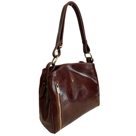 Modarno HoboBag Donna Vintage Realizzata a Mano – Pratica Borsa a Tracolla Donna Made in Italy