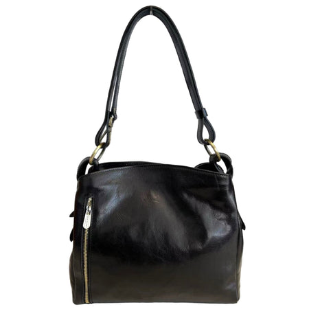 Modarno HoboBag Donna Vintage Realizzata a Mano – Pratica Borsa a Tracolla Donna Made in Italy