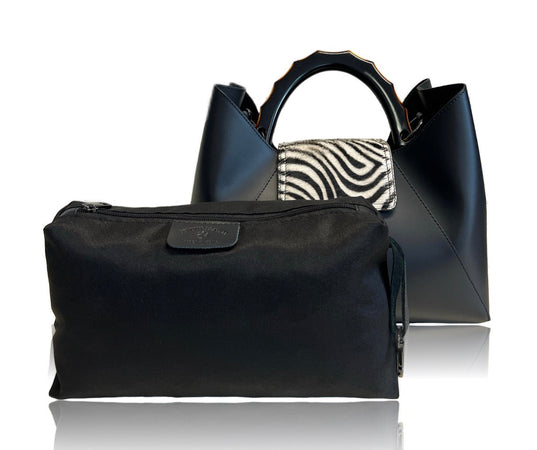 Modarno Borsa a mano in Pelle con pattina in Cavallino "Chloe"