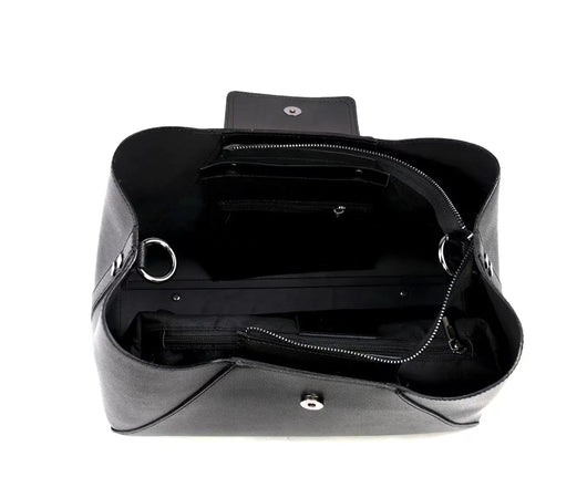 Modarno Borsa a mano in Pelle con pattina in Cavallino "Chloe"