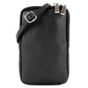 Modarno Piccola Borsa a Tracolla per Cellulare uomo e donna in Vera Pelle 11cm x 2cm x 18cm