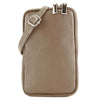 Modarno Piccola Borsa a Tracolla per Cellulare uomo e donna in Vera Pelle 11cm x 2cm x 18cm