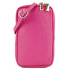 Modarno Piccola Borsa a Tracolla per Cellulare uomo e donna in Vera Pelle 11cm x 2cm x 18cm