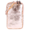 Modarno Piccola Borsa a Tracolla per Cellulare uomo e donna in Vera Pelle 11cm x 2cm x 18cm