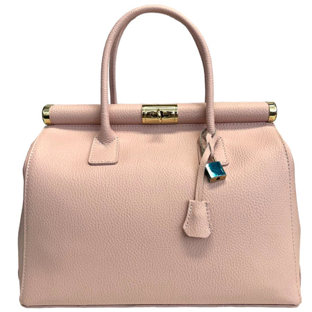 Modarno Handbag Borsa Donna a Mano Pelle con Tracolla Bauletto 35x28x16 cm