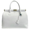 Modarno Handbag Borsa Donna a Mano Pelle con Tracolla Bauletto 35x28x16 cm