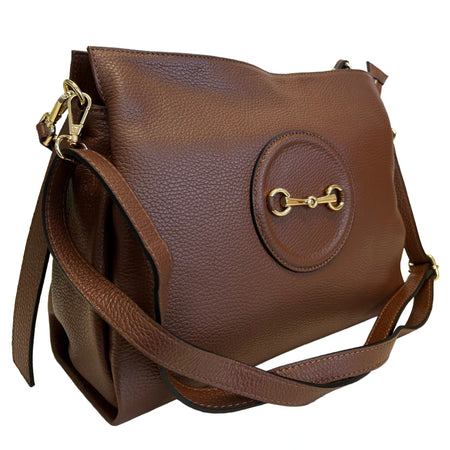 Modarno Borsa donna a tracolla/mano stile Morsetto metallico