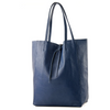 Modarno Shopper Bag a spalla in pelle con doppio manico, Shopper Large con tasca interna in pelle