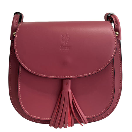 Modarno Borsa a Spalla Tracollina da Donna in Vera Pelle Made in Italy - 23x21x7