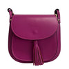 Modarno Borsa a Spalla Tracollina da Donna in Vera Pelle Made in Italy - 23x21x7