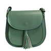Modarno Borsa a Spalla Tracollina da Donna in Vera Pelle Made in Italy - 23x21x7