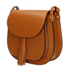 Modarno Borsa a Spalla Tracollina da Donna in Vera Pelle Made in Italy - 23x21x7