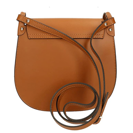 Modarno Borsa a Spalla Tracollina da Donna in Vera Pelle Made in Italy - 23x21x7